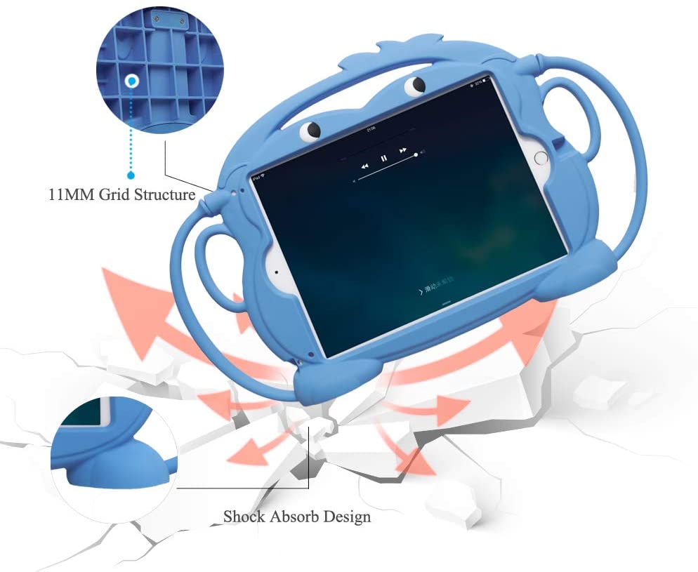 Monkey Silicone Bumper Case for iPad (iPad Air, iPad Air 2, iPad (5th Gen), iPad (6th Gen), Pro 9.7 in.) - 2 Colours - Pupsik Singapore