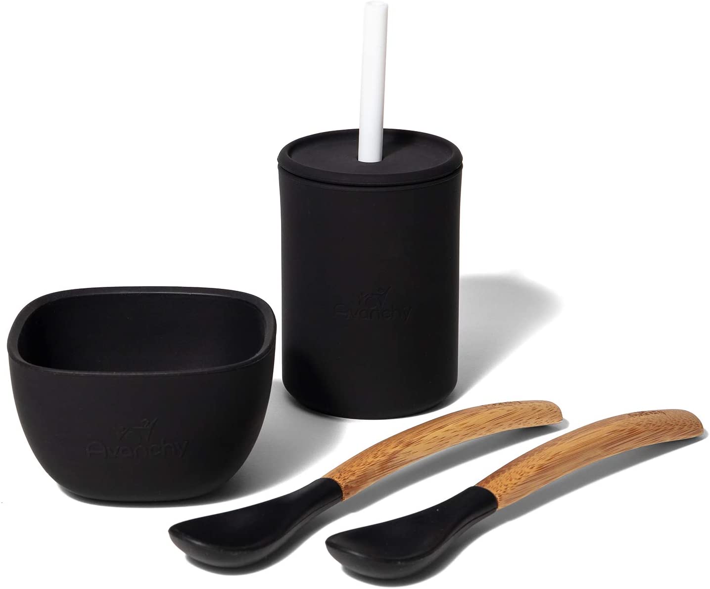 Avanchy Silicone La Petite Essentials Feeding Set (8 Colours) - Pupsik Singapore