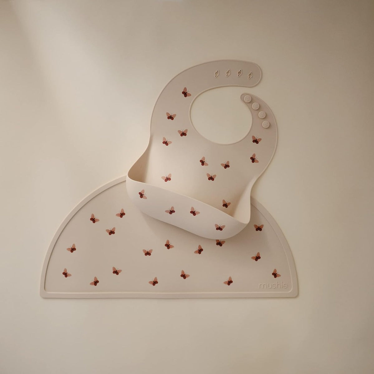 Mushie Silicone Baby Bib (40 designs) - Pupsik Singapore