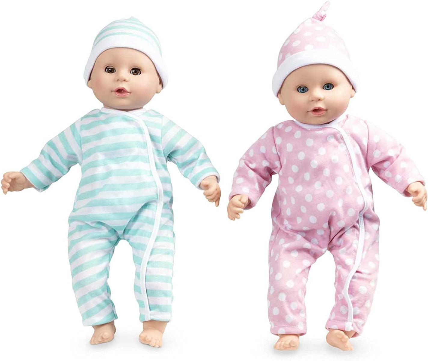 Melissa & Doug Mine to Love Twins Luke & Lucy Baby Dolls