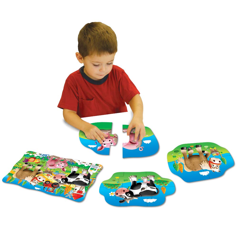 The Learning Journey First Puzzle Set 4-in-1 Box (4 Designs) - Pupsik Singapore