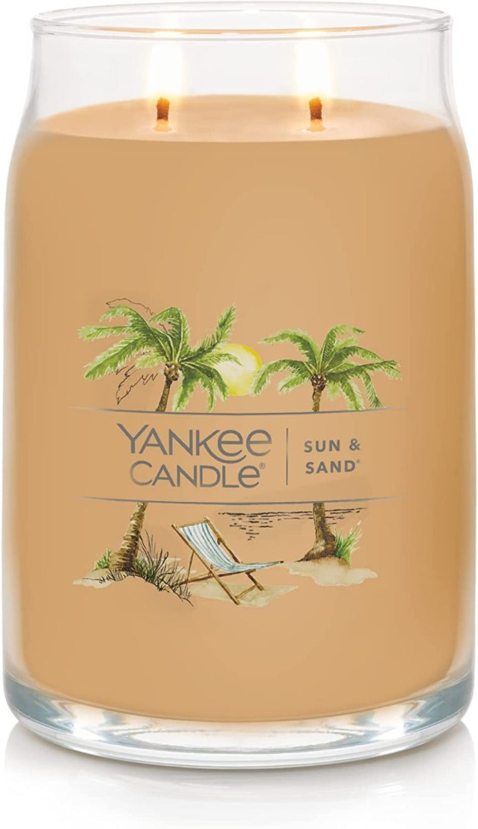 Yankee Candle Signature Large Jar Candle, 2-wicks (20oz) - Sun and Sand