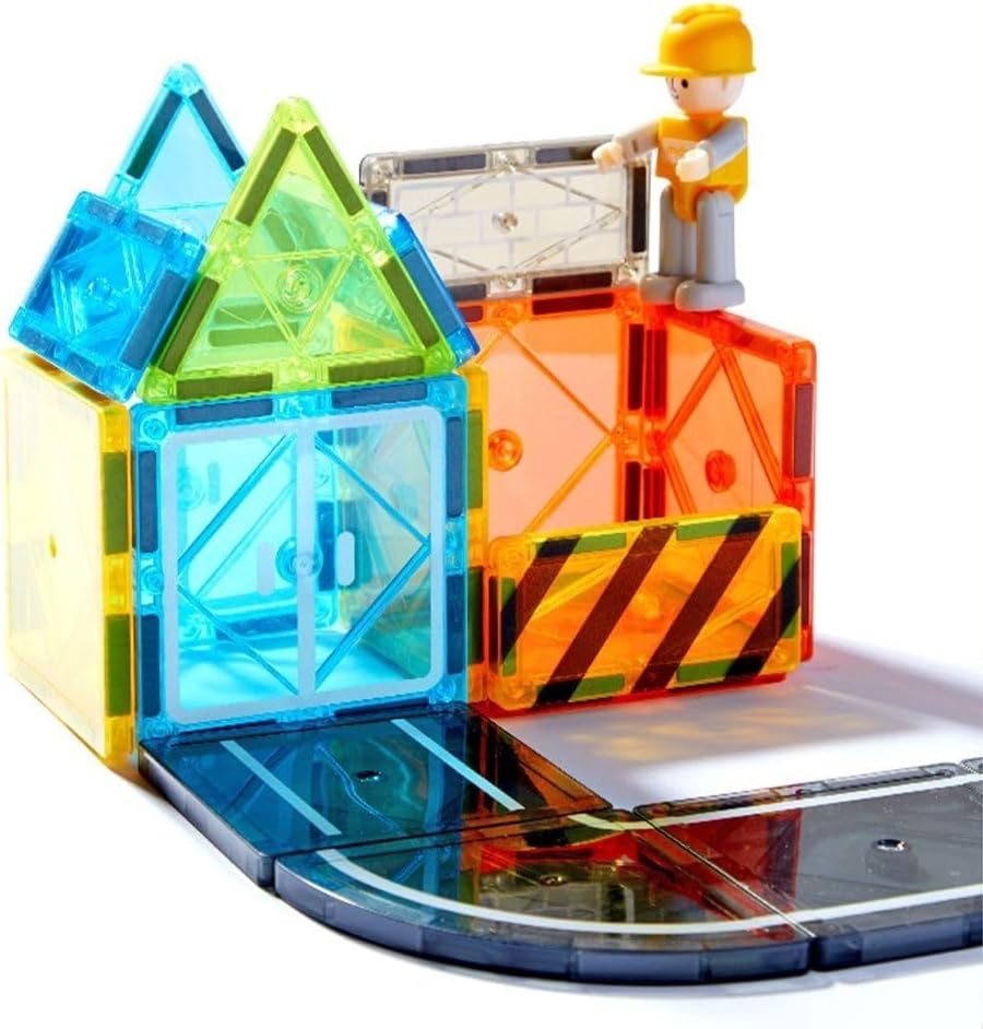 Mideer Colorful Magnetic Tiles - Little Architect 36pcs