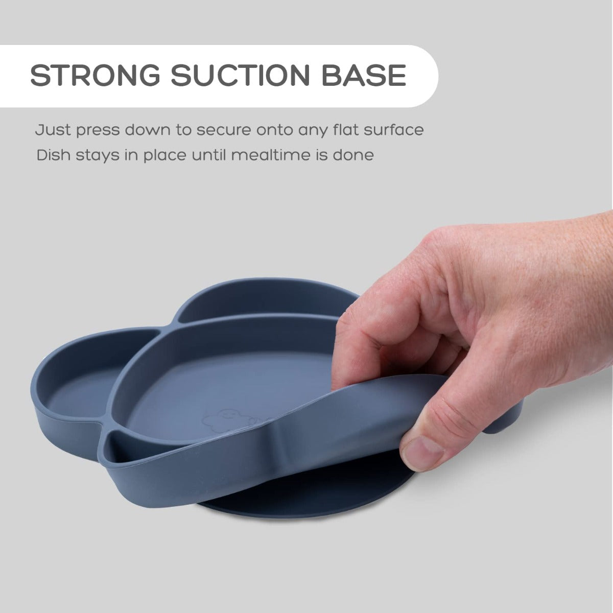 Grabease Silicone Suction Cloud Plate (5 Colors) - Pupsik Singapore
