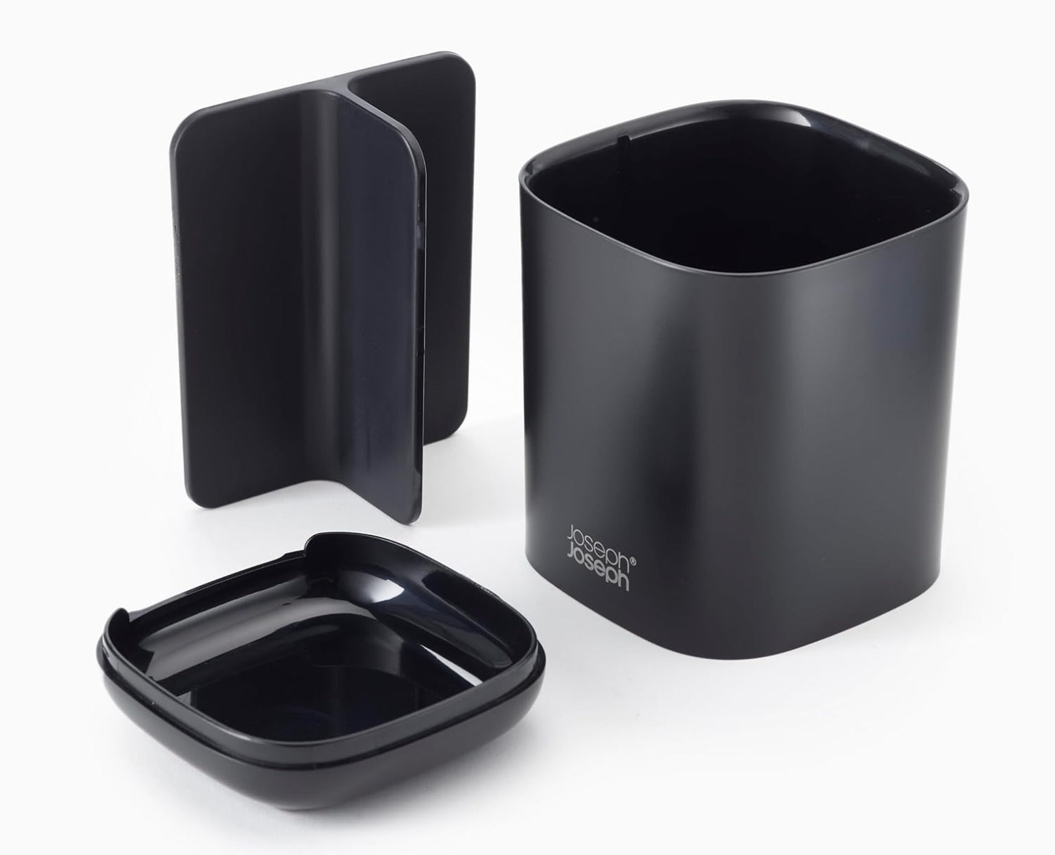 Joseph Joseph EasyStore Matt Toothbrush Caddy - Black
