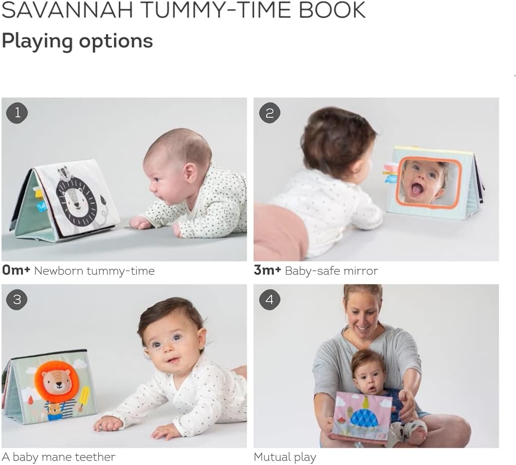 Taf Toys Savannah Tummy Time Cloth Activity Book