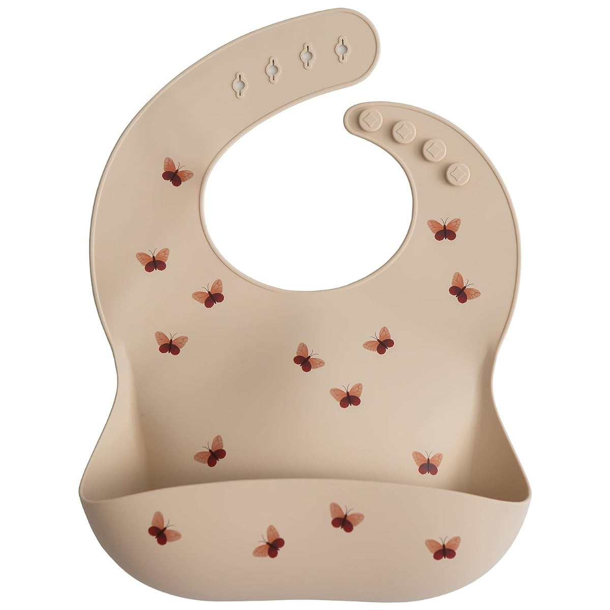 Mushie Silicone Baby Bib (40 designs) - Pupsik Singapore