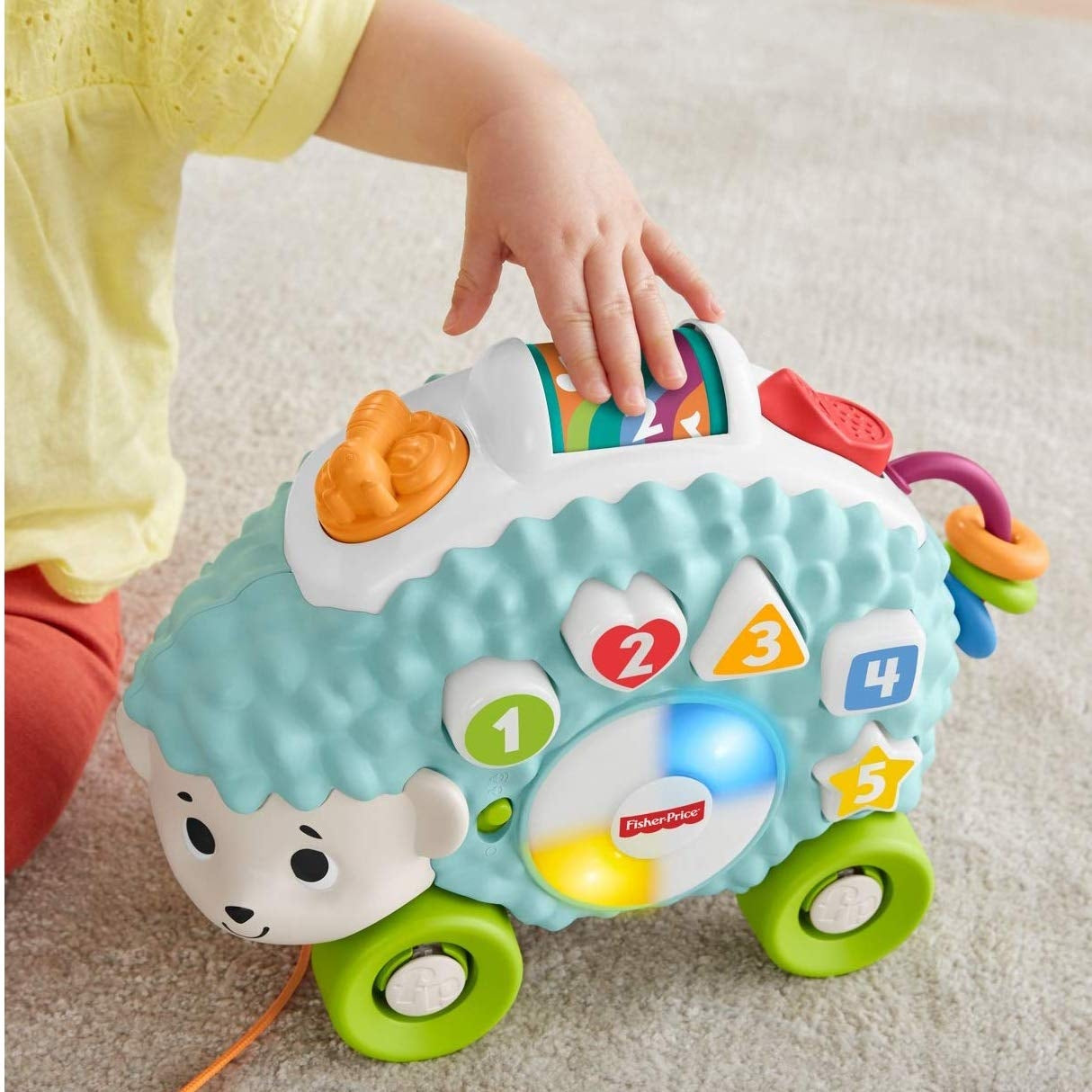 Fisher Price Happy Shapes Hedgehog Pull Toy