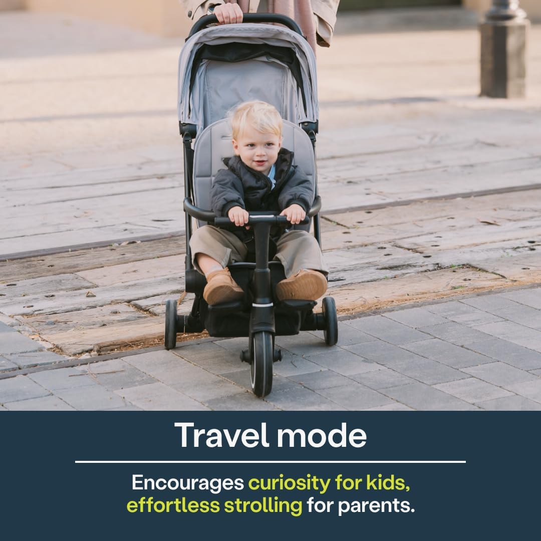 smarTrike Traveler 4 In 1 Convertible Stroller - Onyx Black