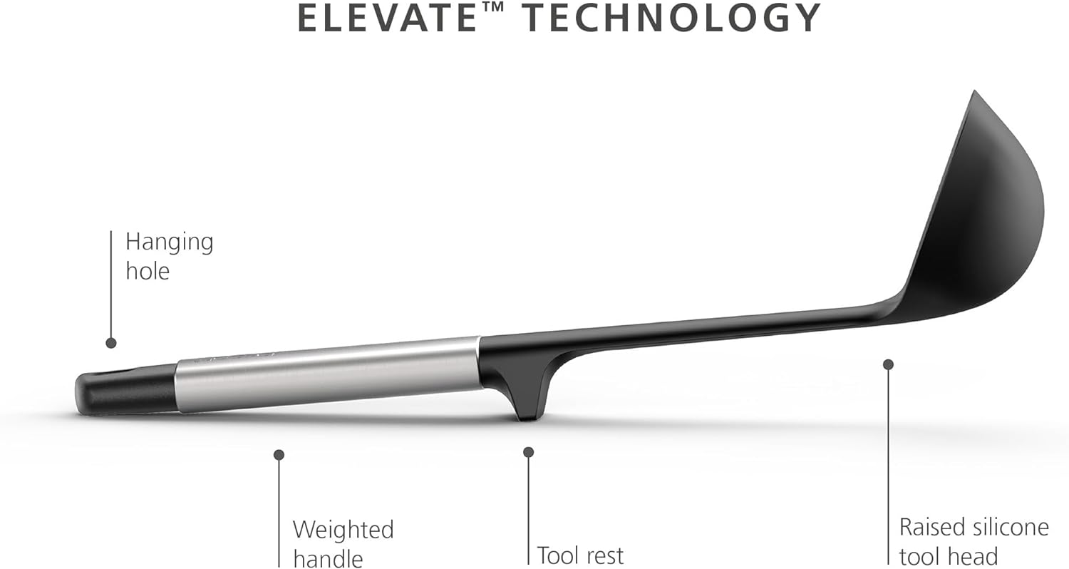 Joseph Joseph Elevate Stainless-Steel Silicone Ladle