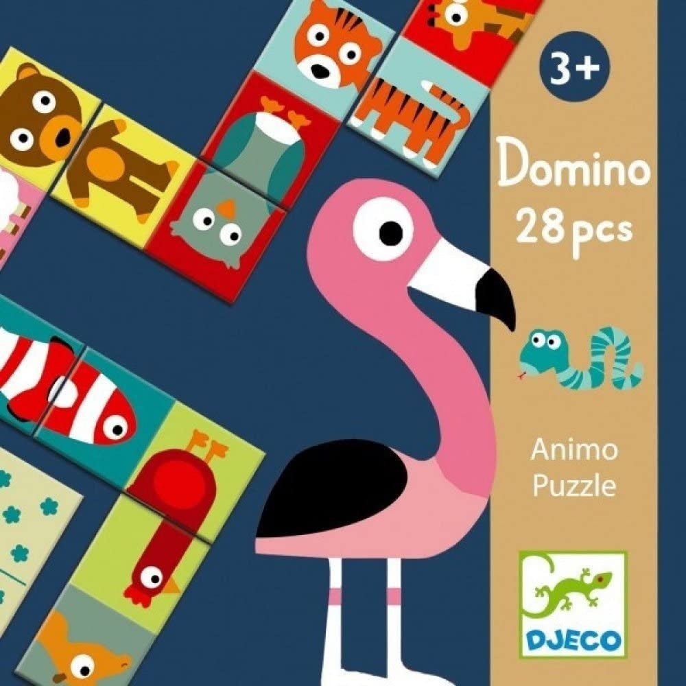 Djeco Animals Domino Puzzle Game