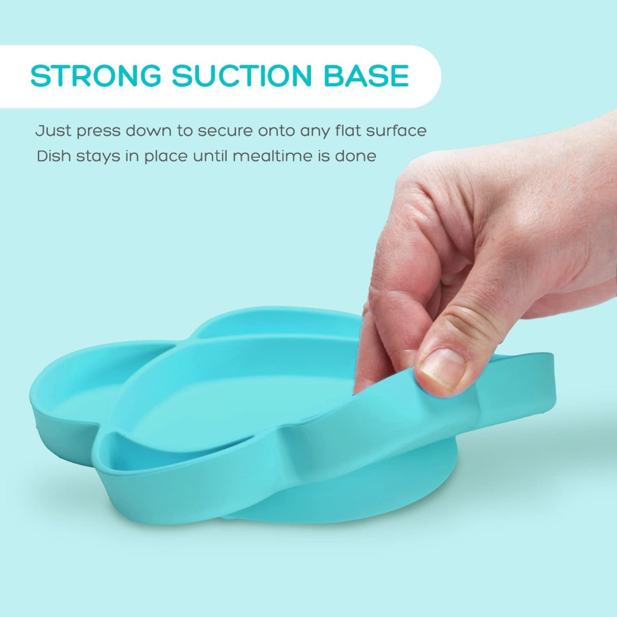 Grabease Silicone Suction Cloud Plate (5 Colors)