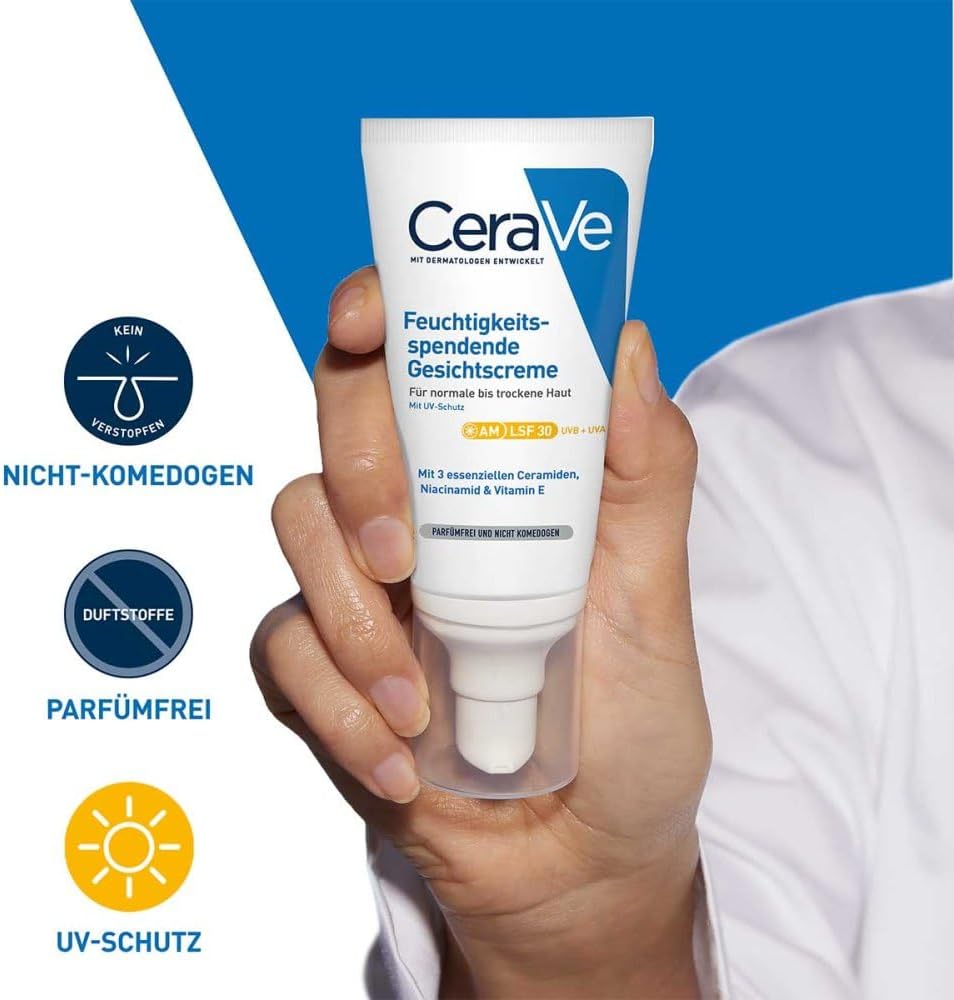 CeraVe Facial AM Moisturising Lotion SPF30, 52ml (Exp 11/26)