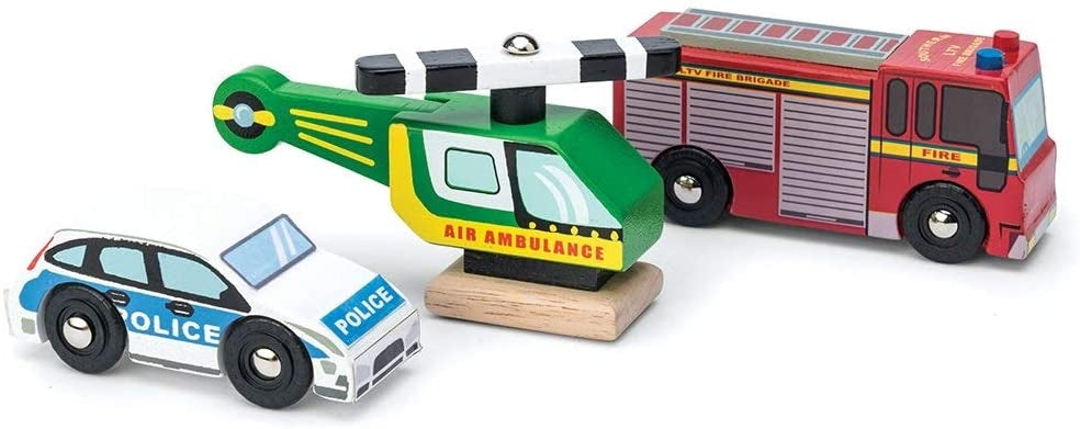 Le Toy Van Emergency Vehicle Set