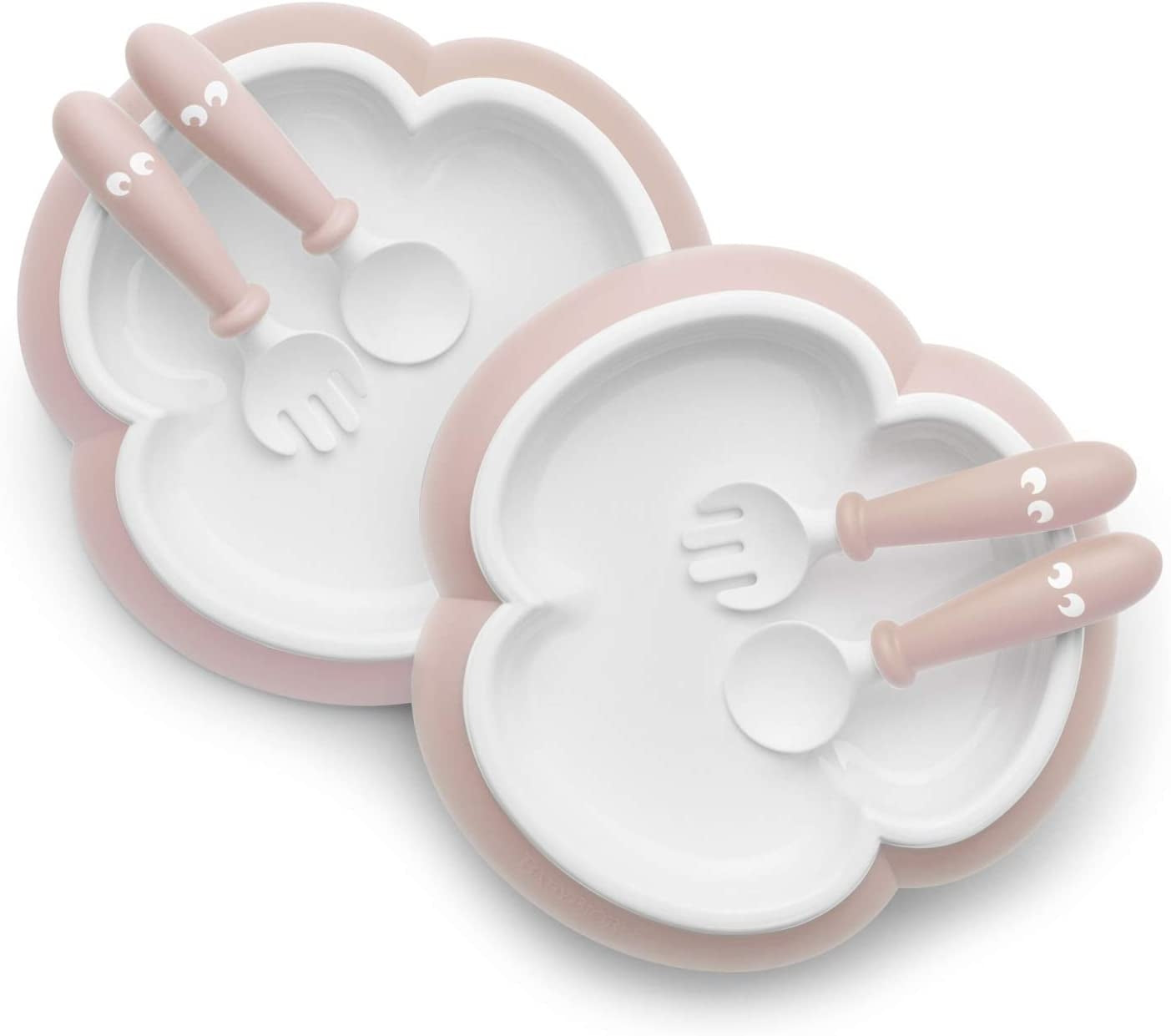 Baby Bjorn Baby Plate, Spoon & Fork (2 Set) (5 Colours) - Made in Sweden - Pupsik Singapore