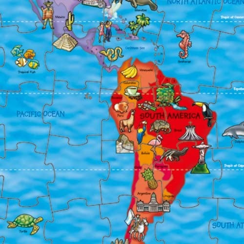Orchard Toys World Map Giant Jigsaw Puzzle & Poster