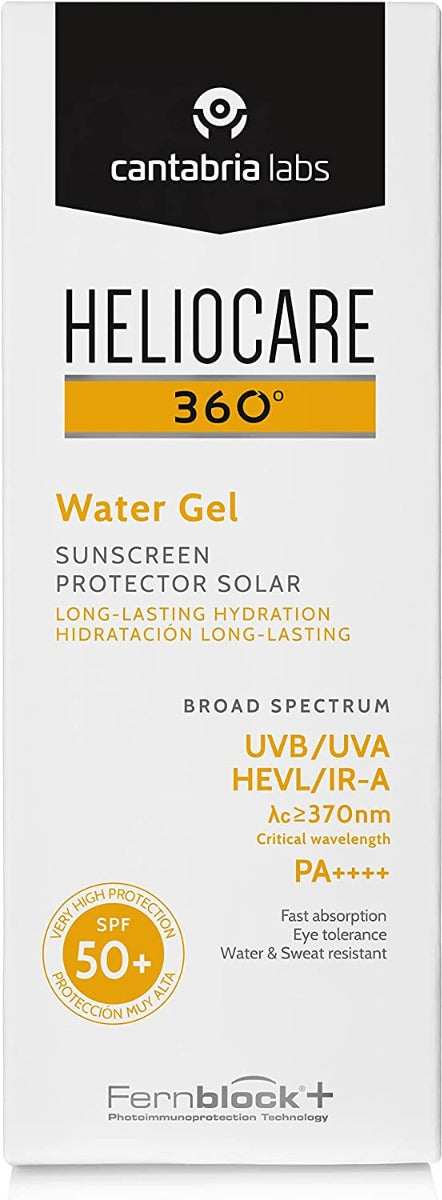 Heliocare 360° Water Gel SPF 50+ Sunscreen (50ml) - Exp 06/26