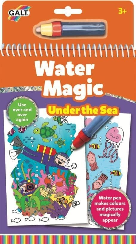 Galt Toys Water Magic Colouring Pad (6 Designs) - Pupsik Singapore