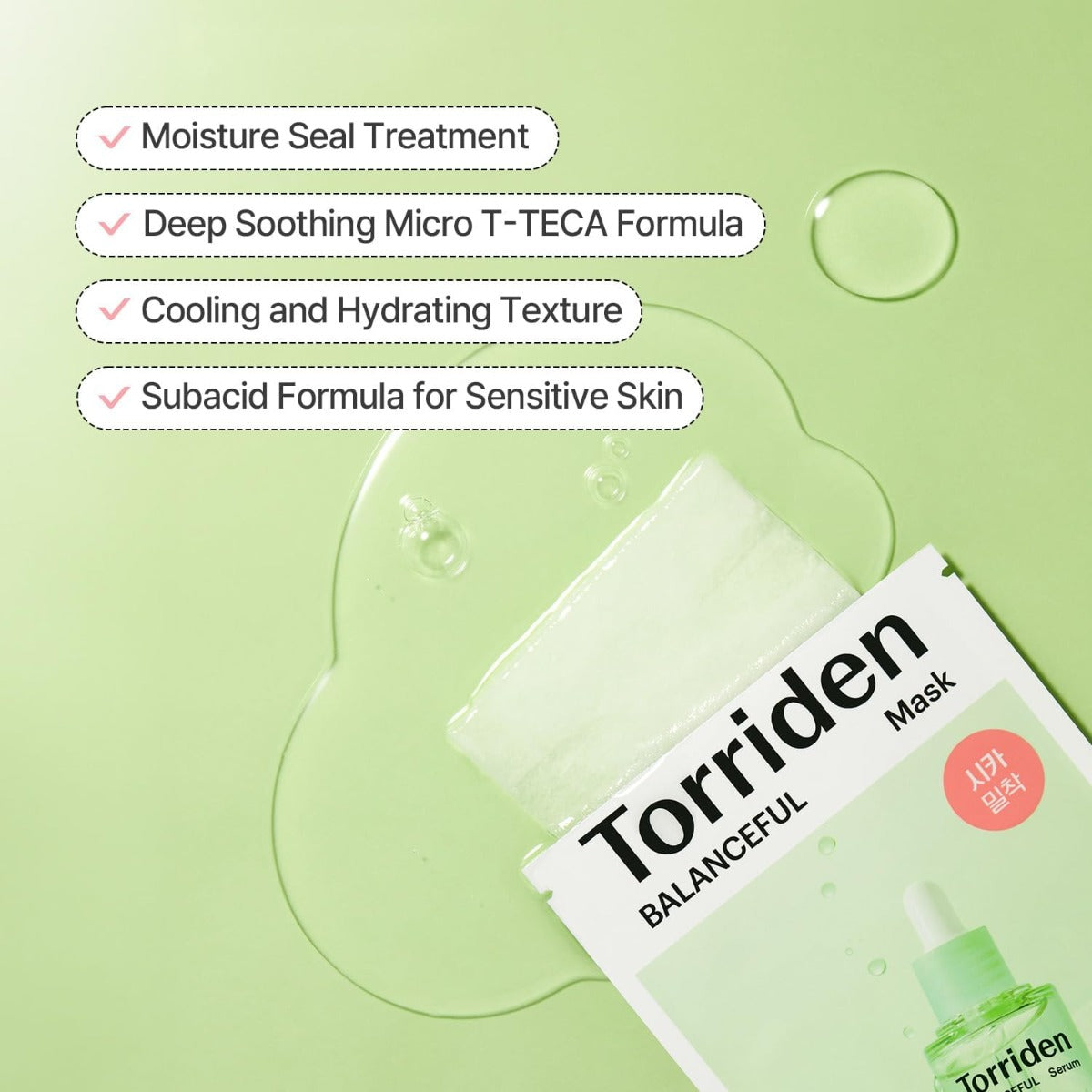 Torriden Balanceful Cica Mask, Pack of 10 (Exp 04/27)