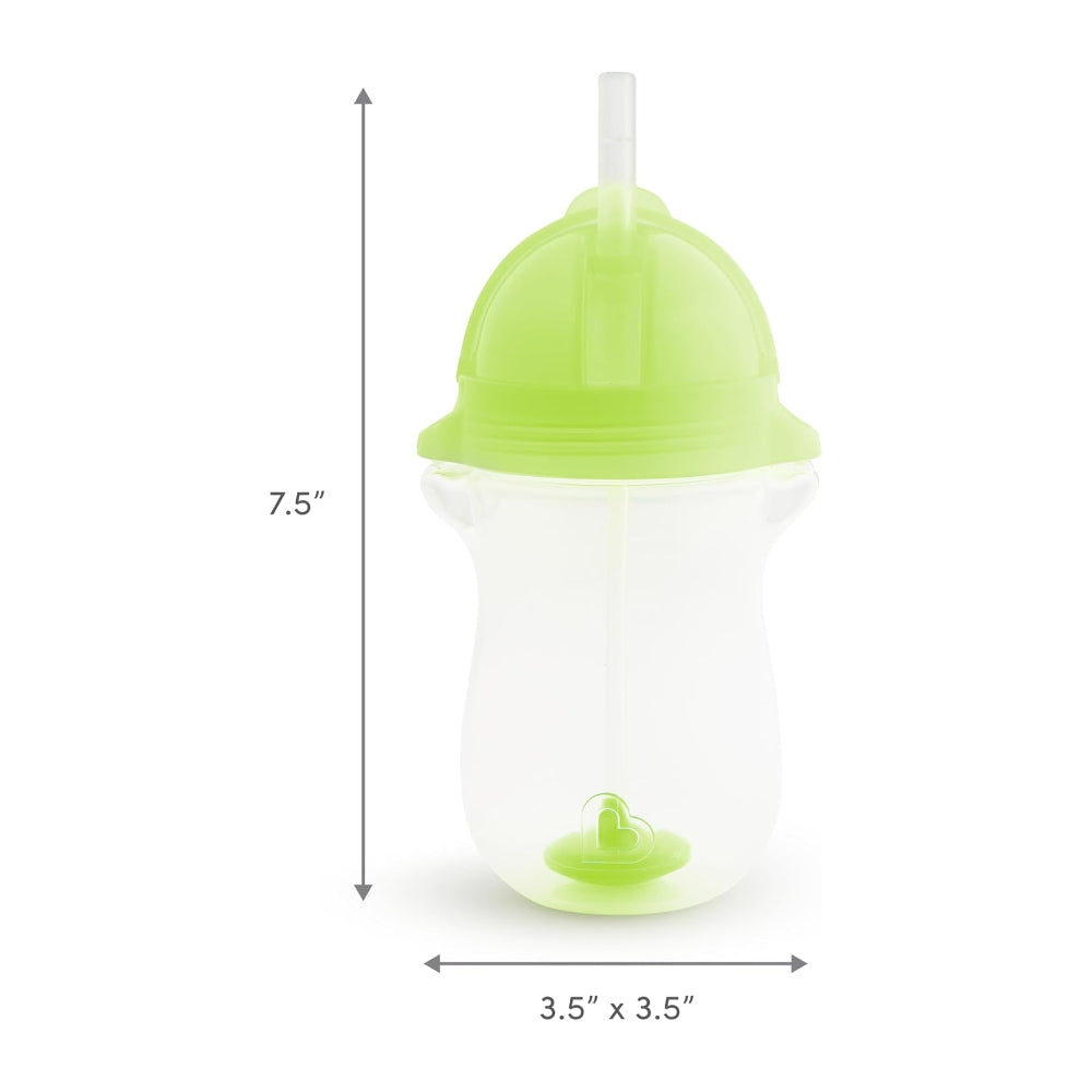 Munchkin Any Angle Click Lock Weighted Straw Cup, 10oz (3 Colors)