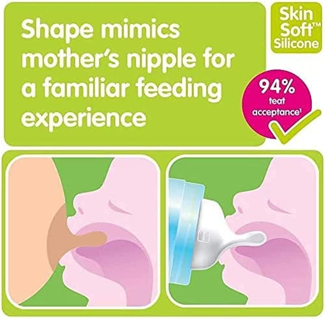 MAM Easy Start Anti-Colic Milk Bottle, 2 x 260ml (3 Assorted Colours)
