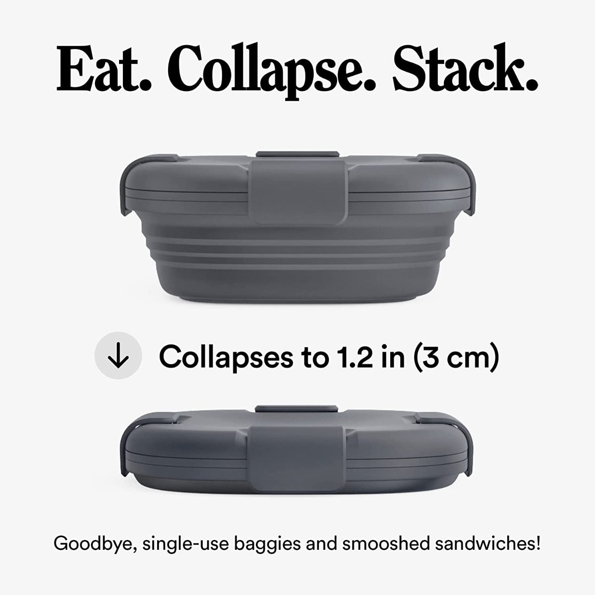 Stojo Silicone Collapsible Box, 24oz, 700ml (5 Colors) - Pupsik Singapore