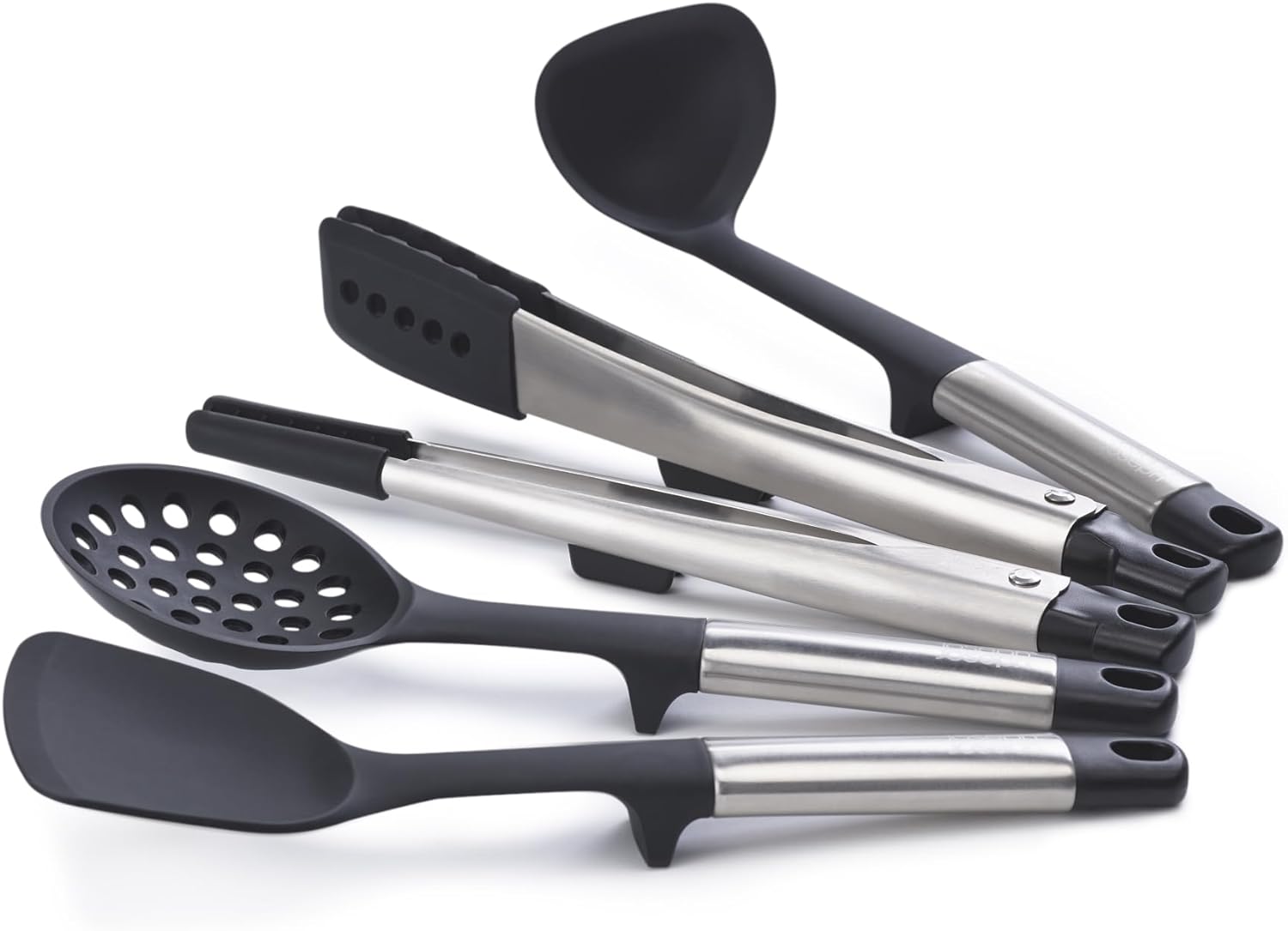 Joseph Joseph Elevate Fusion 5-piece Stainless-steel Utensil Set with Compact Stand