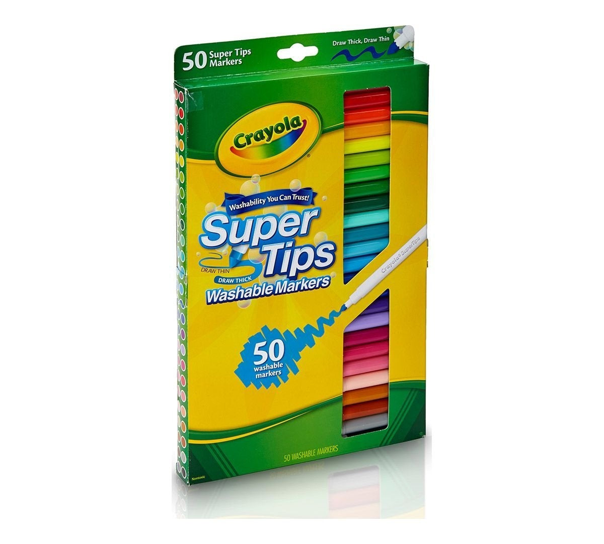 Crayola Super Tips Washable Markers (50pc)
