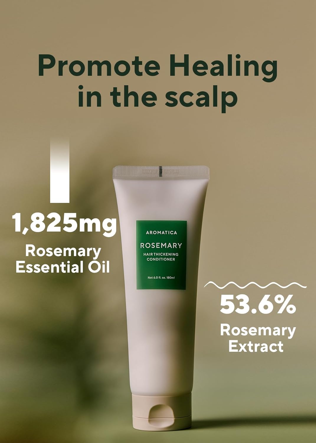 Aromatica Rosemary Hair Thickening Conditioner, 180ml (Exp 08/27)