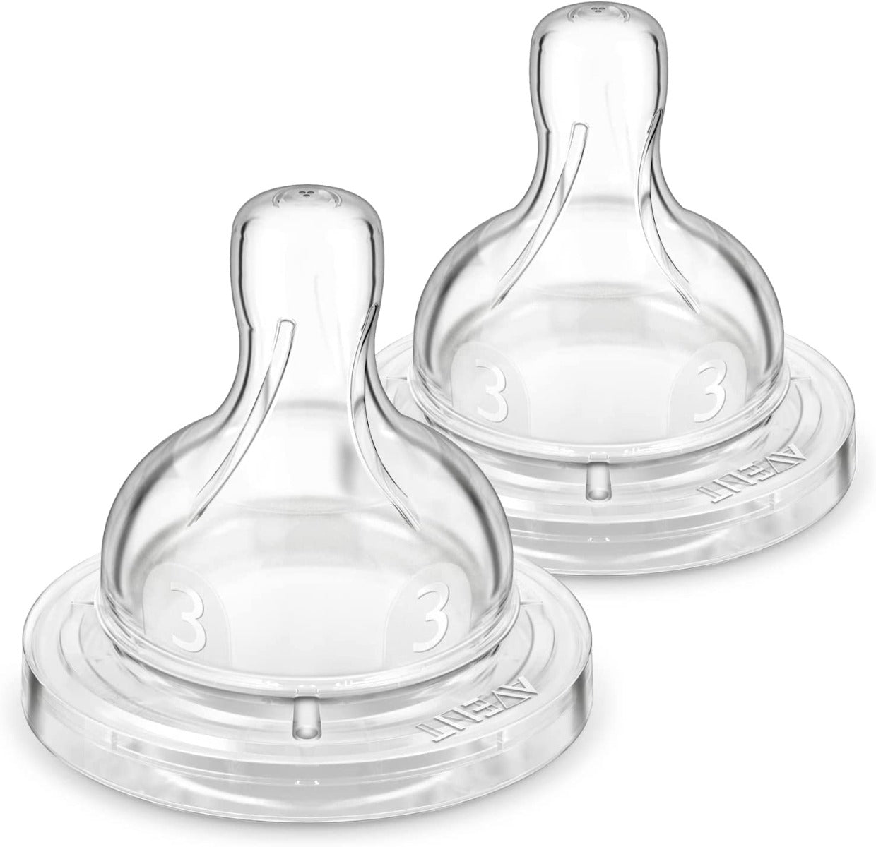 Philips Avent New Anti-Colic Baby Milk Baby Bottle Nipples, 2pc (2 sizes)