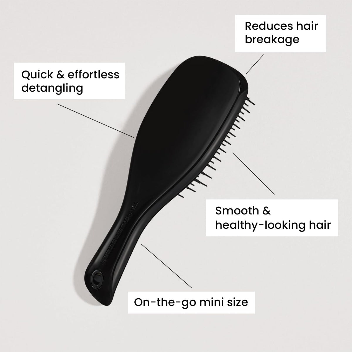Tangle Teezer The Ultimate Detangler Mini Hairbrush, Straight & Curly (11 Colors) - Pupsik Singapore