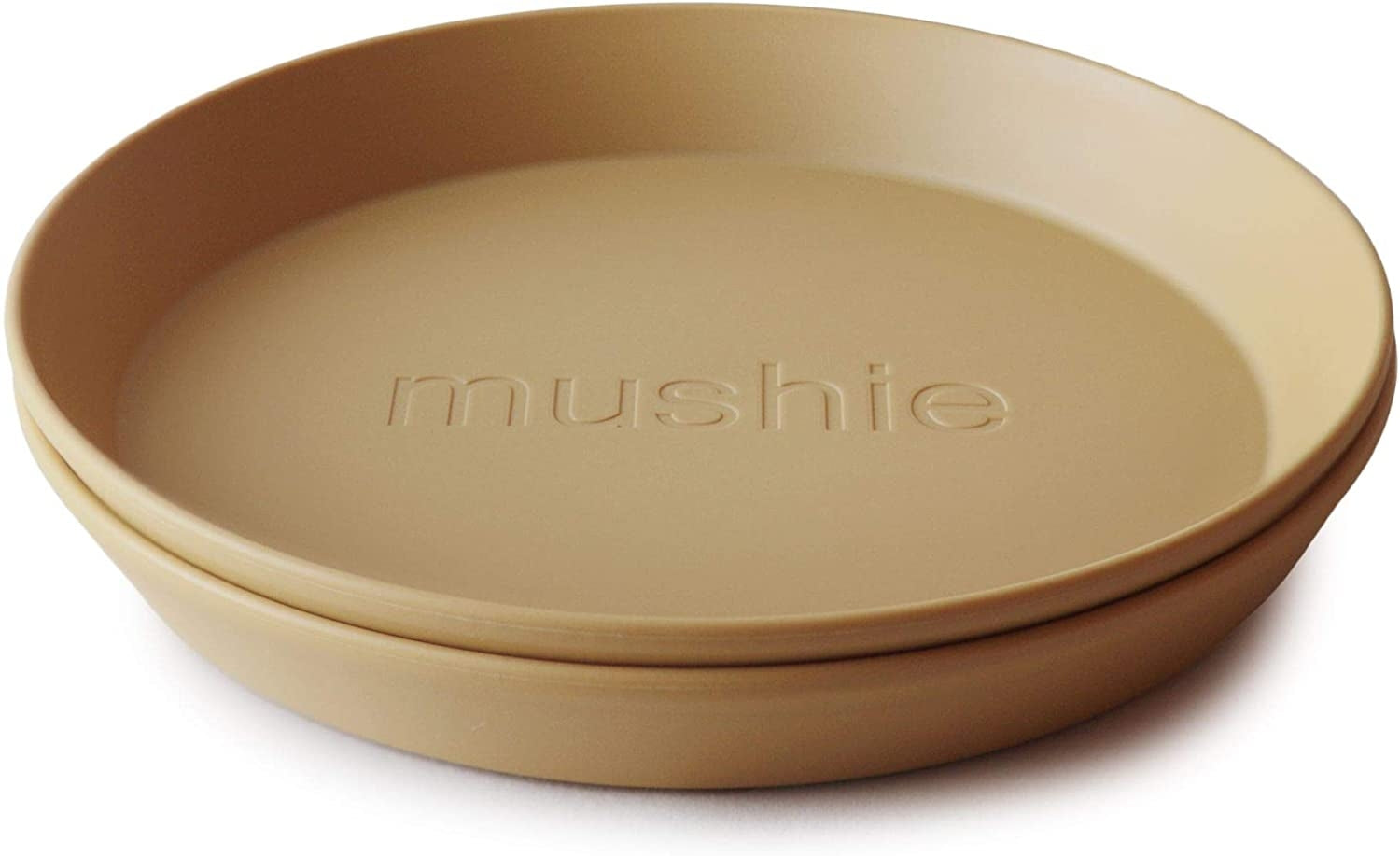Mushie Round Dinner Plates (2pk) - 8 Colors - Pupsik Singapore