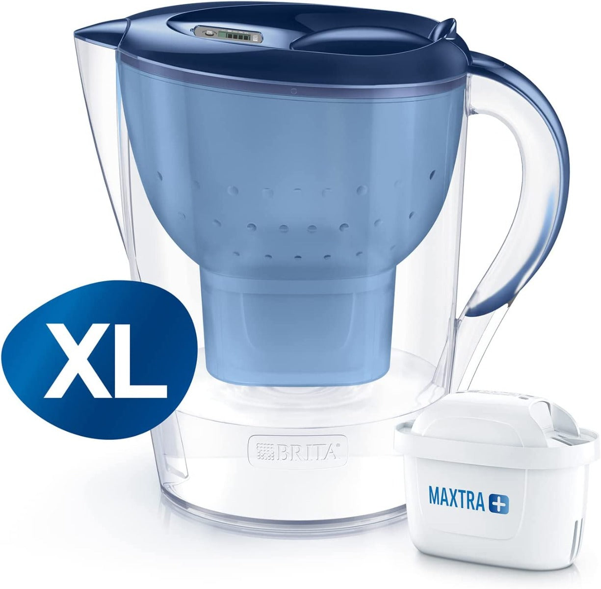 Brita Marella Memo XL Water Filter Jug (1x Maxtra PRO Filter) - 3.5L Blue