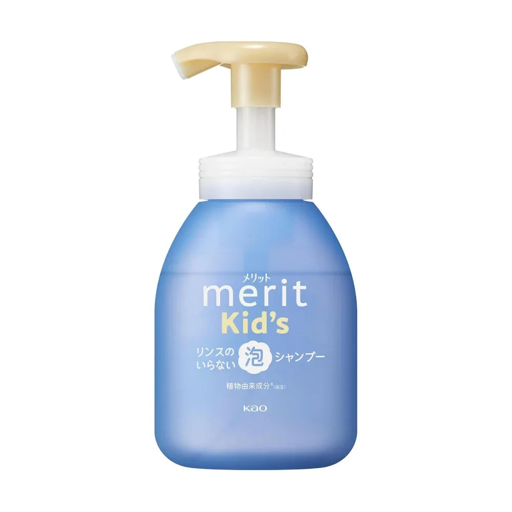 Kao Merit Kids Conditioning Foaming Shampoo, Bottle/Refill Pack (2 Types) - Pupsik Singapore