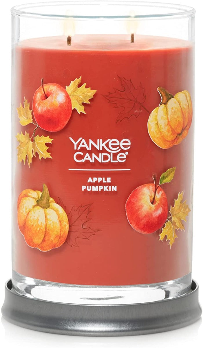 Yankee Candle Signature Large Tumbler Candle, 2-wicks (20oz) - Apple Pumpkin