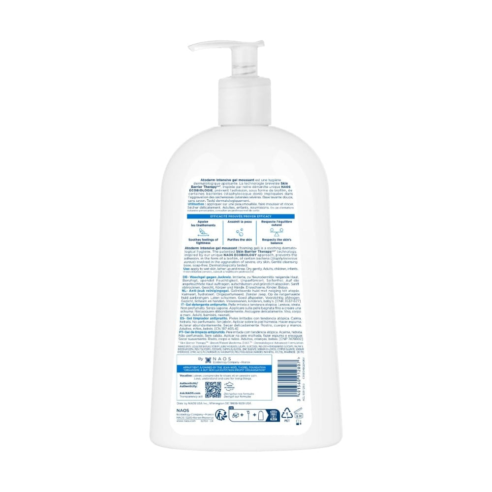 Bioderma Atoderm Intensive Foaming Shower Gel, 1L (Exp 06/28)