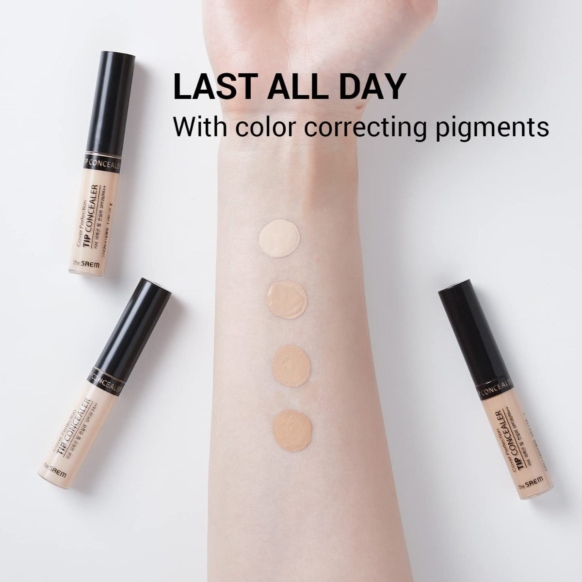 The Saem Cover Perfection Tip Concealer, 6.5g (14 Shades)
