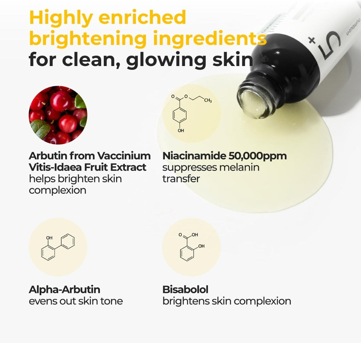 numbuzin No.5 Vitamin Concentrated Serum, 30ml (Exp 05/27)