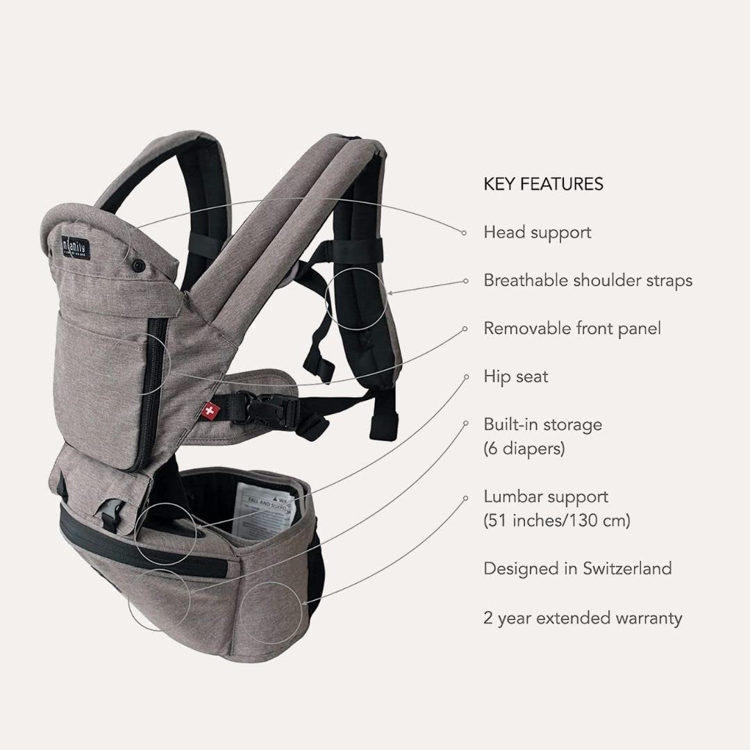 MiaMily HIPSTER Plus Baby Carrier (3 Colors)