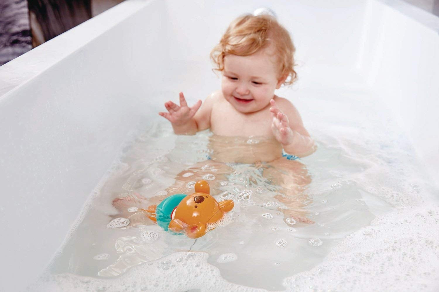Hape Swimmer Teddy Wind-Up Toy