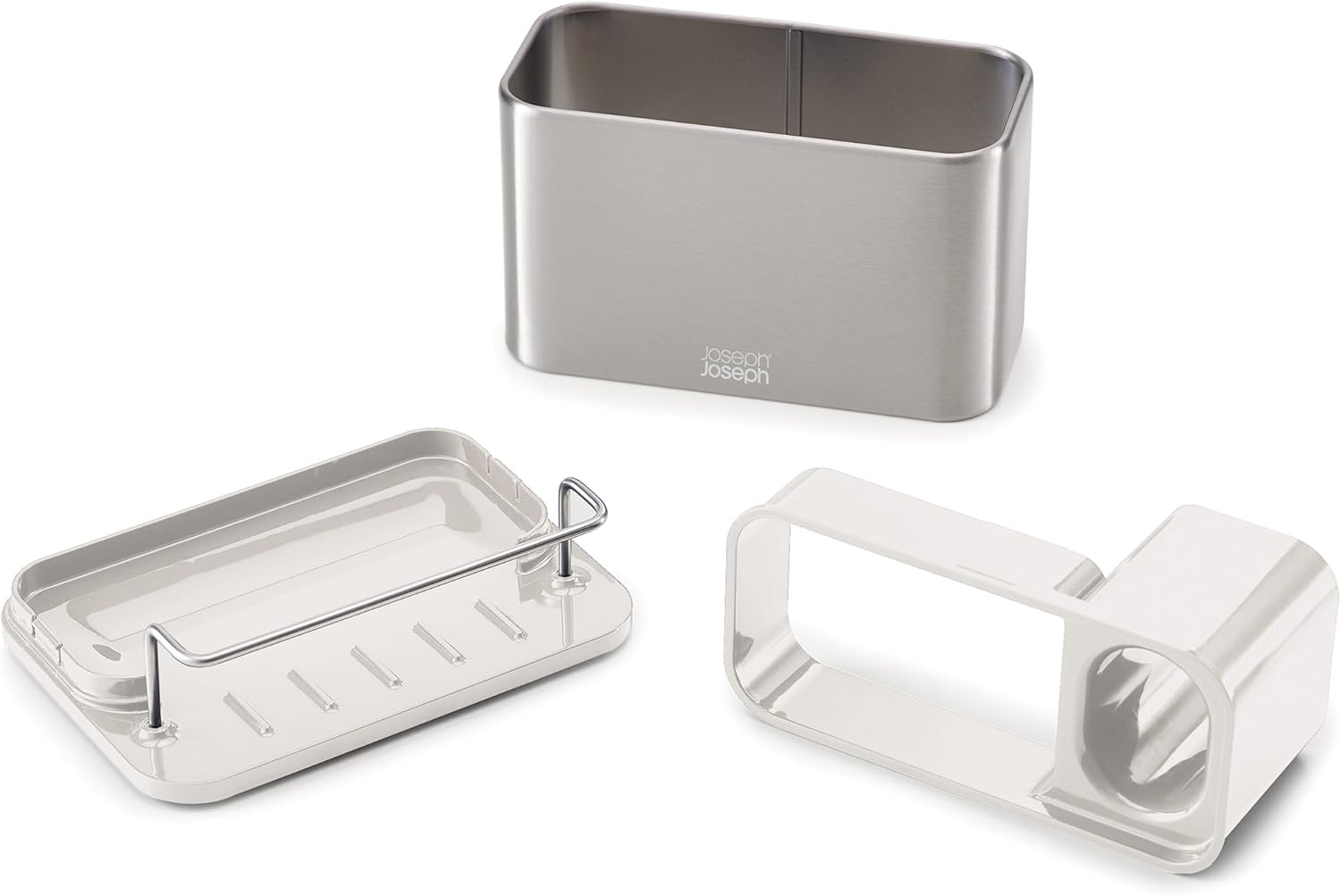 Joseph Joseph Surface Sink Tidy Stainless-Steel Sink Caddy (2 Colors) - Pupsik Singapore
