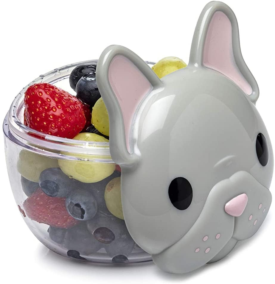 Melii Snack Container, 232ml - Bulldog - Pupsik Singapore