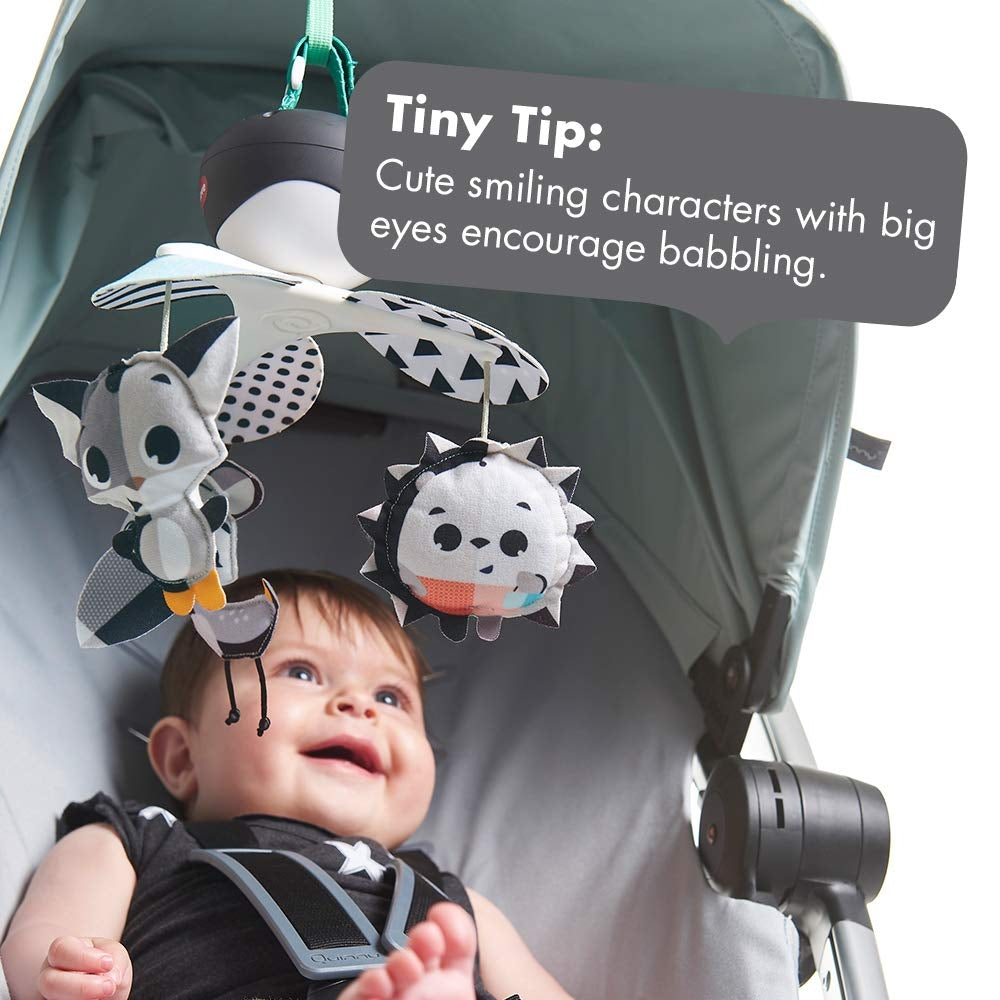 Tiny Love Take Along  3-in-1 Baby Mobile - Magical Tales Black & White