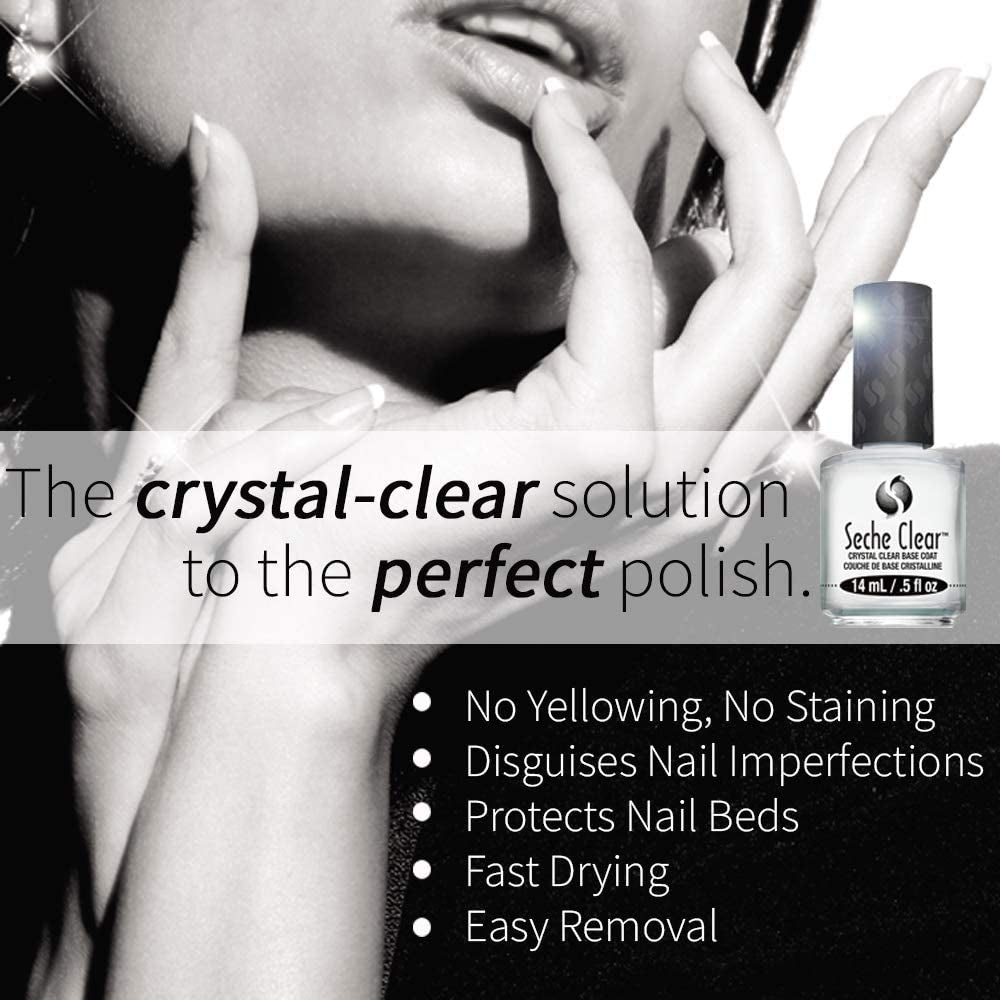 Seche Clear Crystal Clear Base Coat (14ml) - exp 02/26