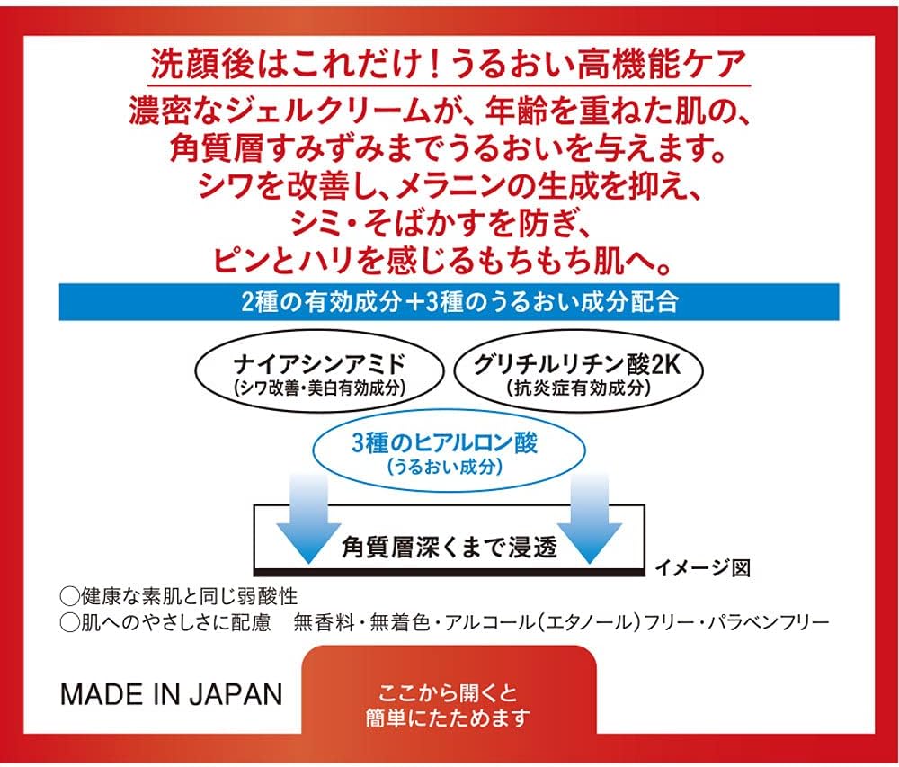 Hada Labo Gokujyun Anti Aging Perfect Gel, 80g Refill (Exp 03/27)