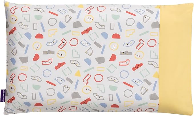 Cotton Case (31x22cm) for Clevamama ClevaFoam Baby Pillow (2 Designs)