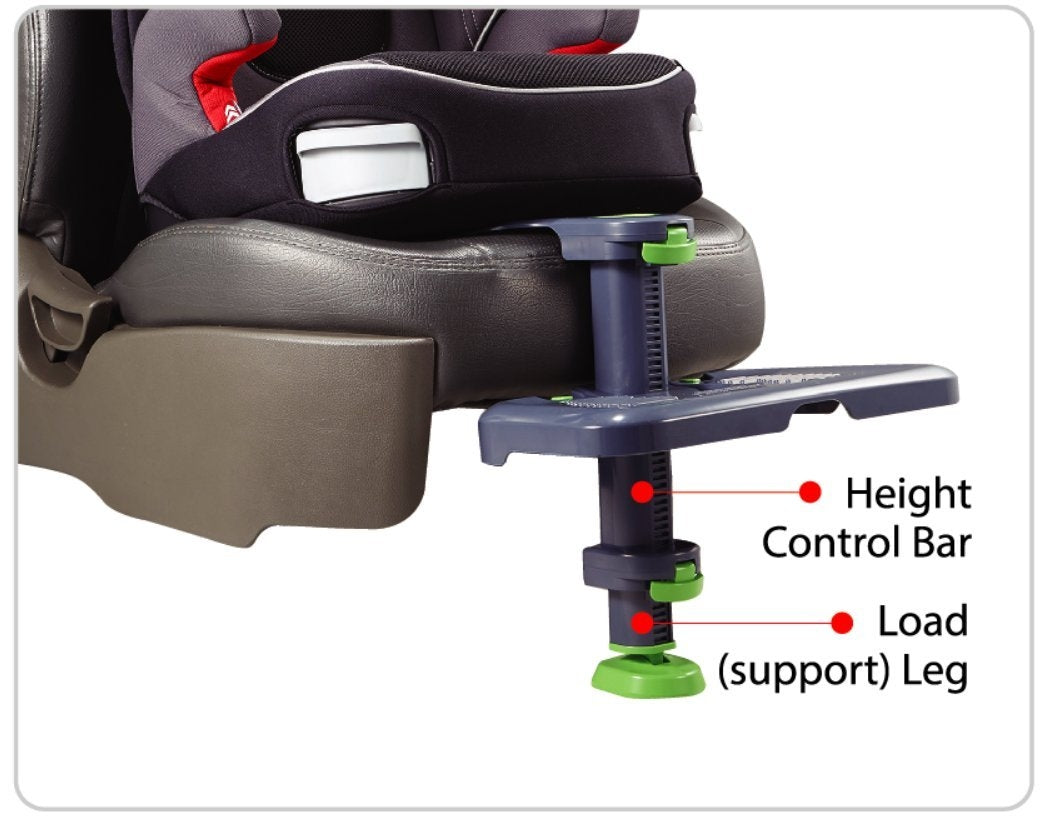 KneeGuard Kids 3 Car Seat Footrest - Grey