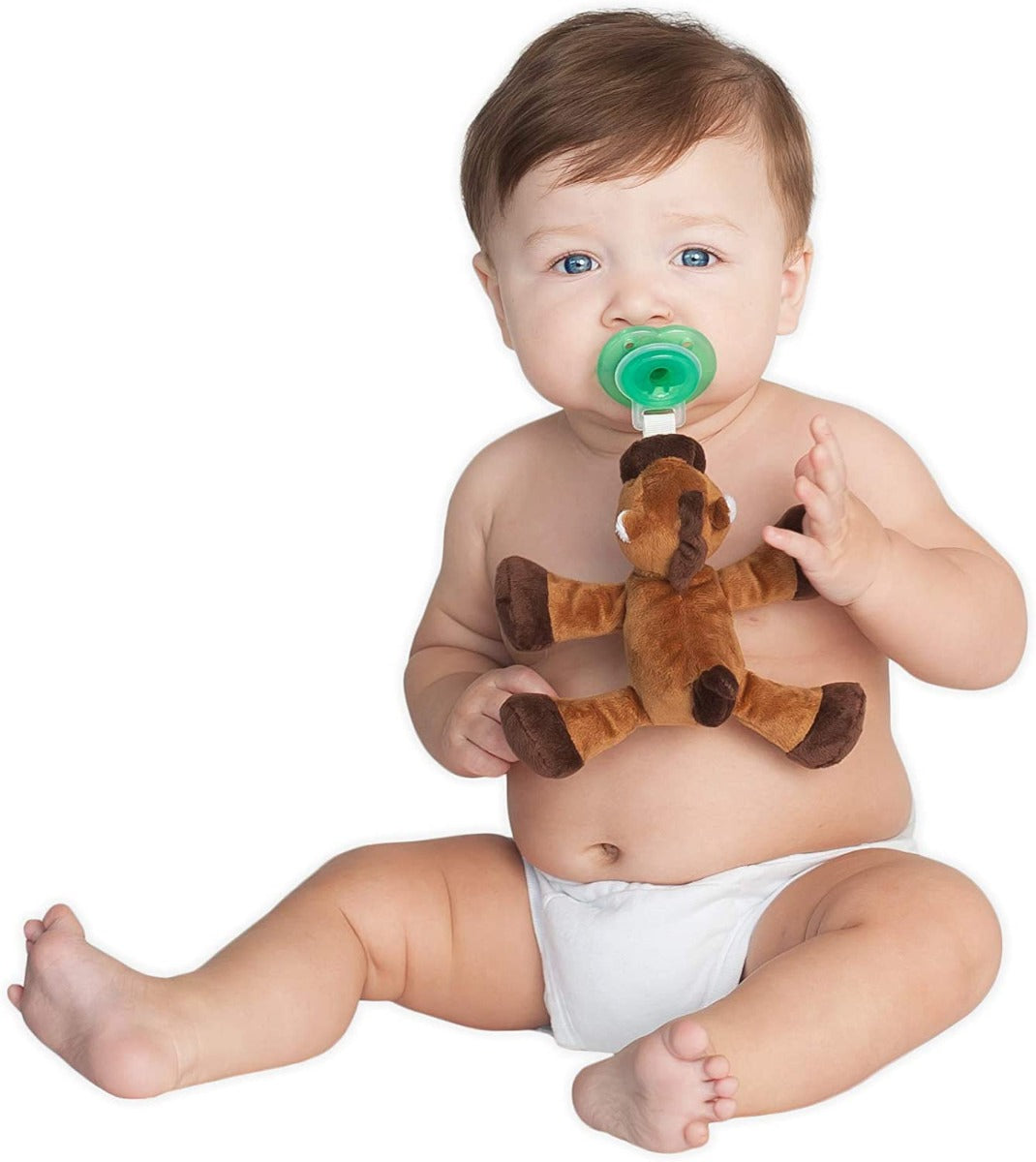 Nookums Paci-Plushies Buddies Pacifier Holder (7 Designs) - Pupsik Singapore