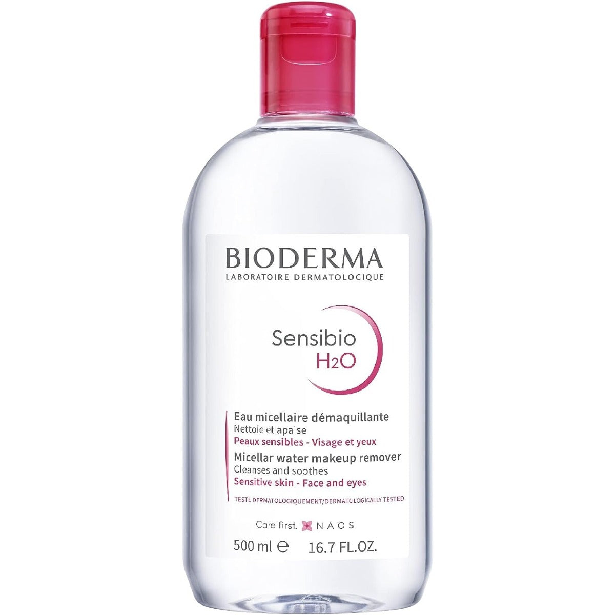 Bioderma Sensibio H2O Make-up Removing Micellar Solution, 500ml (exp 08/27)