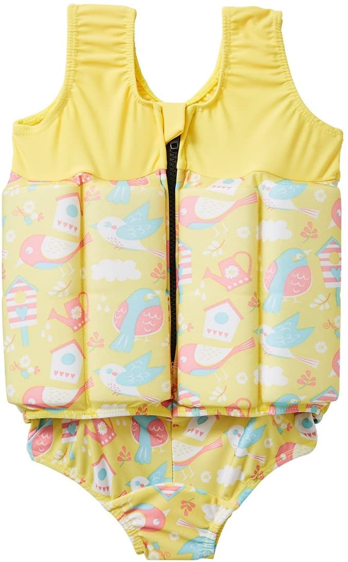 Splash About Zip Floatsuit - Garden Birds